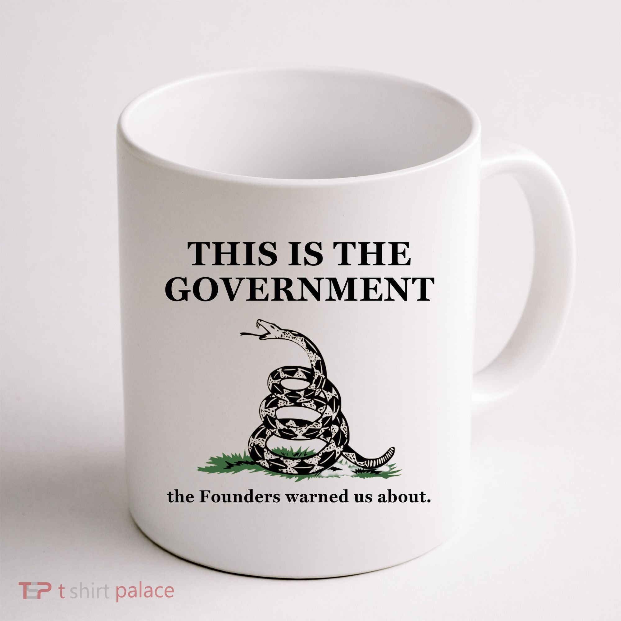 Conservative Patriotic Gadsden Defund The FBI Coffee Mug