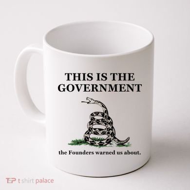 Conservative Patriotic Gadsden Defund The FBI Coffee Mug