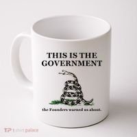 Conservative Patriotic Gadsden Defund The FBI Coffee Mug thumb 0