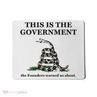 Conservative Patriotic Gadsden Defund The FBI Mousepad thumb 0