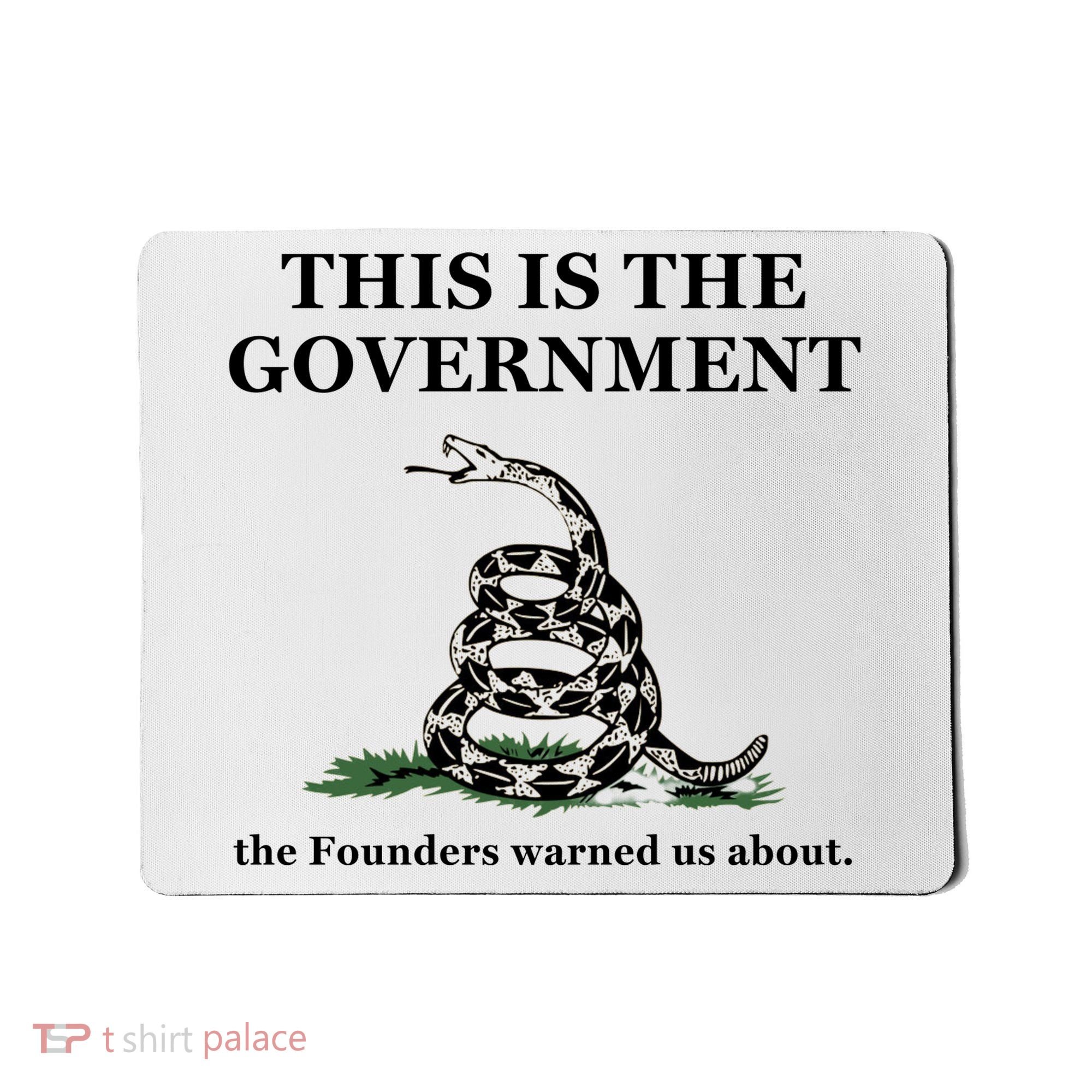 Conservative Patriotic Gadsden Defund The FBI Mousepad
