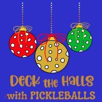 Christmas Pickleball Gift Deck The Halls With Pickleballs Gift T-Shirt thumb 7