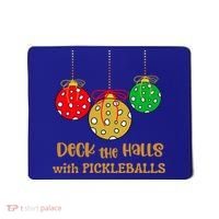 Christmas Pickleball Gift Deck The Halls With Pickleballs Gift Mousepad thumb 0