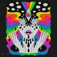 Colorful Psychedelic Girl Trippy Abstract Third Eye Vision T-Shirt thumb 7