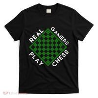 Chess Player Gift Real Gamers Play Chess T-Shirt thumb 0