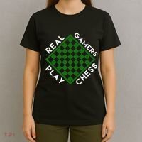Chess Player Gift Real Gamers Play Chess T-Shirt thumb 4