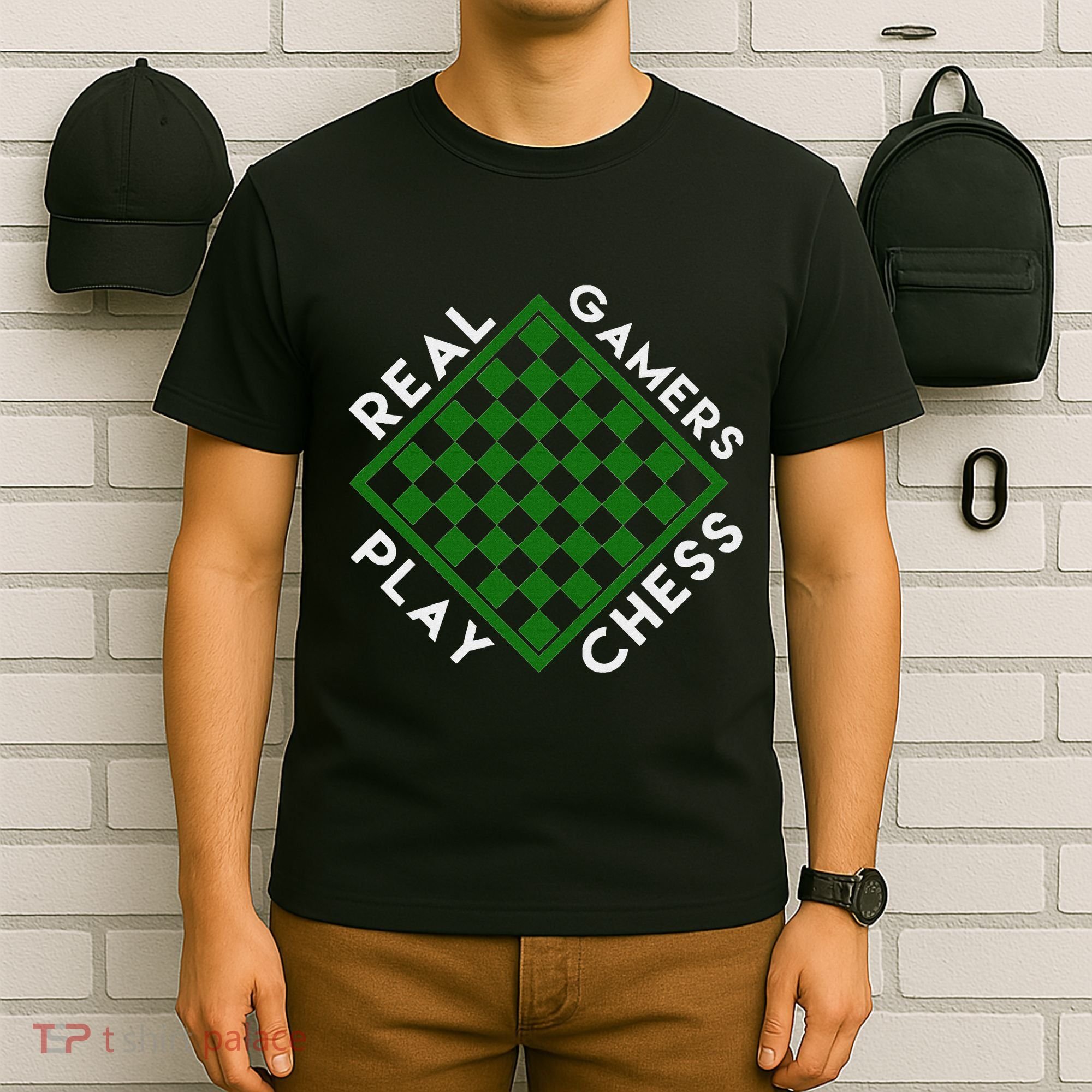 Chess Player Gift Real Gamers Play Chess T-Shirt