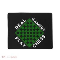 Chess Player Gift Real Gamers Play Chess Mousepad thumb 0