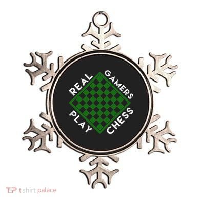 Chess Player Gift Real Gamers Play Chess Ornament