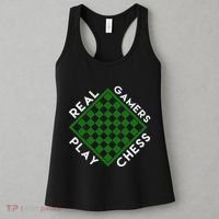 Chess Player Gift Real Gamers Play Chess Women's Tank Top thumb 3