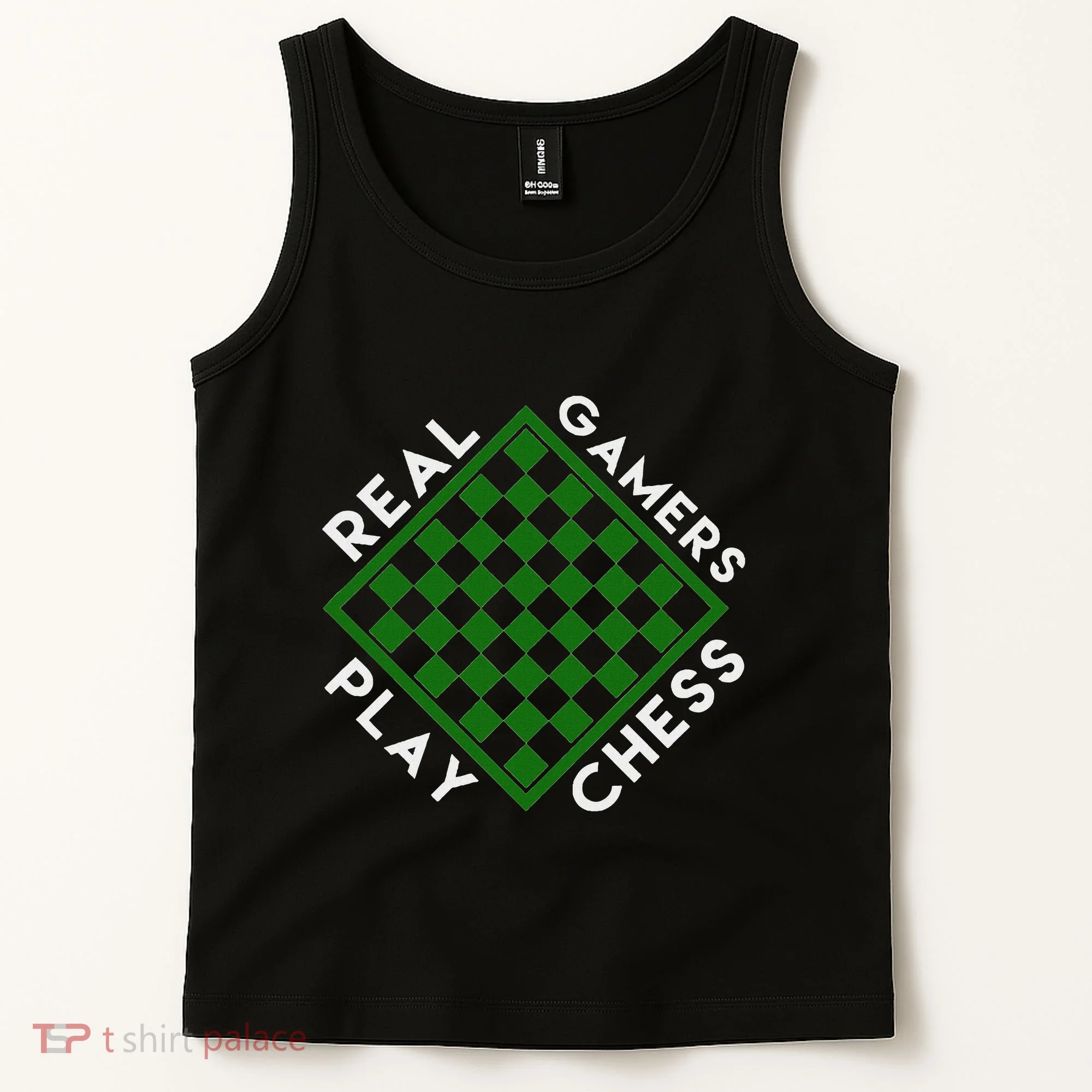 Chess Player Gift Real Gamers Play Chess Tank Top