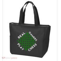 Chess Player Gift Real Gamers Play Chess Tote Bag thumb 3