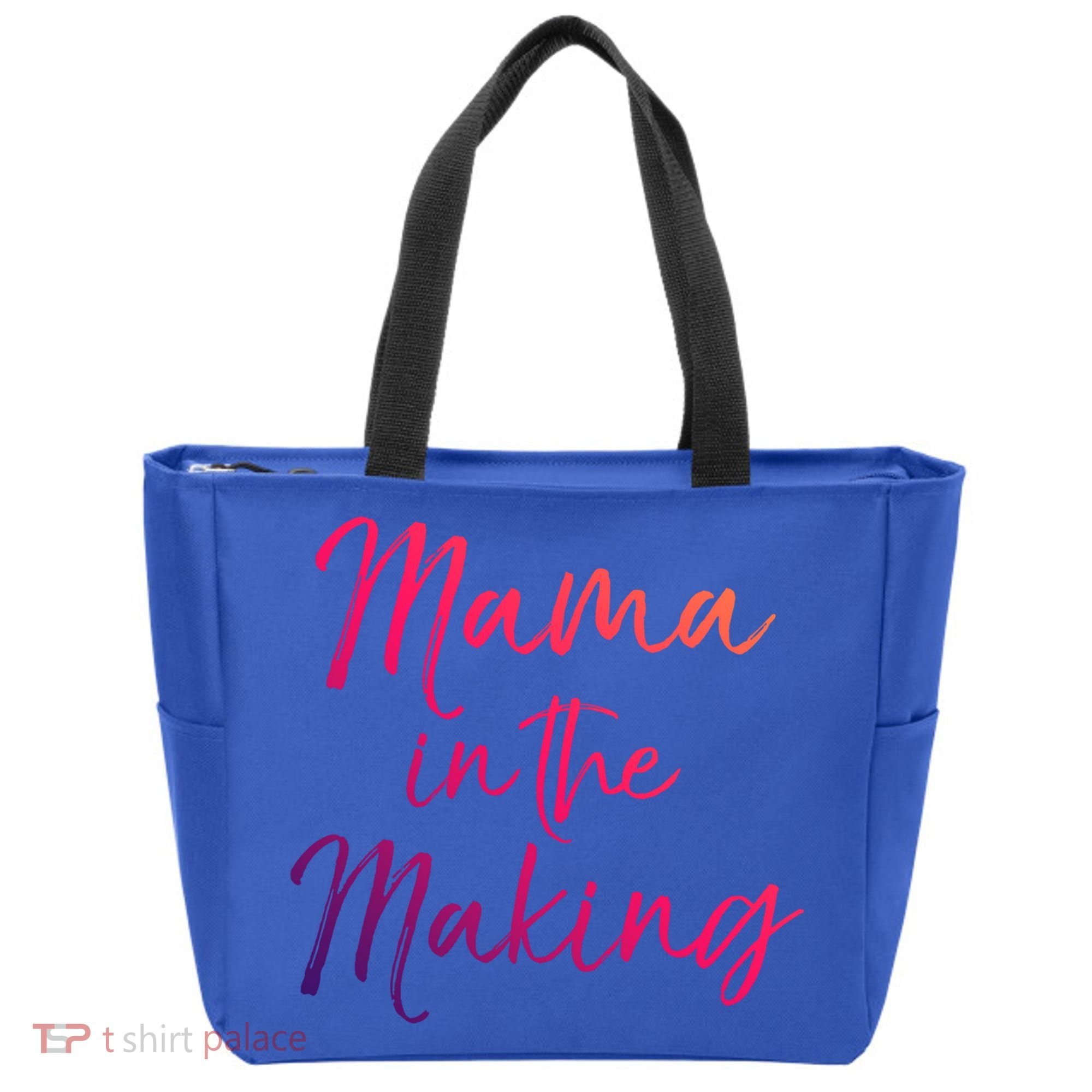 Cute Pregnancy Gift For Pregnant Moms Mama In The Making Cool Gift Tote Bag