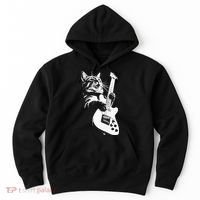 Cat Playing Guitar Hoodie thumb 0
