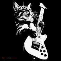 Cat Playing Guitar Apron thumb 3