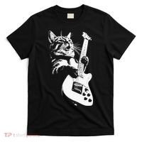 Cat Playing Guitar T-Shirt thumb 0