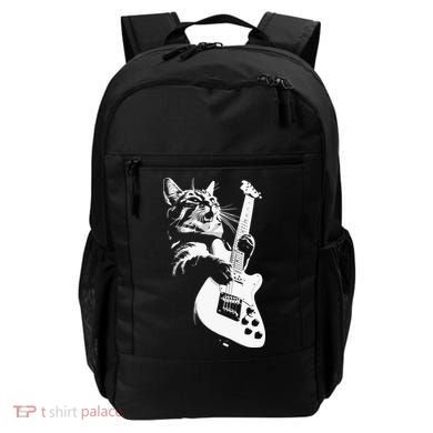 Cat Playing Guitar Backpack