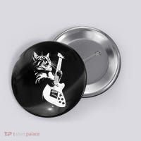 Cat Playing Guitar Button thumb 0
