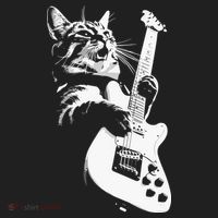 Cat Playing Guitar Beanie thumb 2