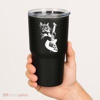 Cat Playing Guitar Tumbler thumb 2