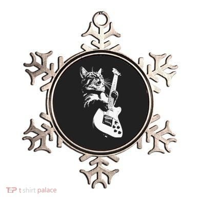 Cat Playing Guitar Ornament