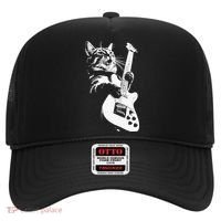 Cat Playing Guitar Hat thumb 0