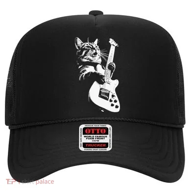 Cat Playing Guitar Hat