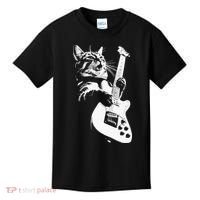Cat Playing Guitar Kids T-Shirt thumb 0