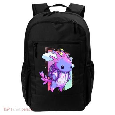 Cute Pastel Goth Space Galaxy Axolotl Nu Goth Aesthetic Backpack