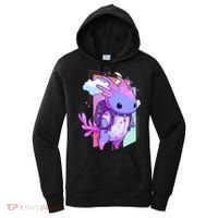 Cute Pastel Goth Space Galaxy Axolotl Nu Goth Aesthetic Women's Hoodie thumb 0