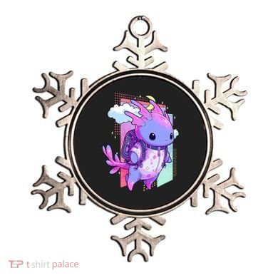 Cute Pastel Goth Space Galaxy Axolotl Nu Goth Aesthetic Ornament