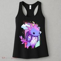 Cute Pastel Goth Space Galaxy Axolotl Nu Goth Aesthetic Women's Tank Top thumb 3