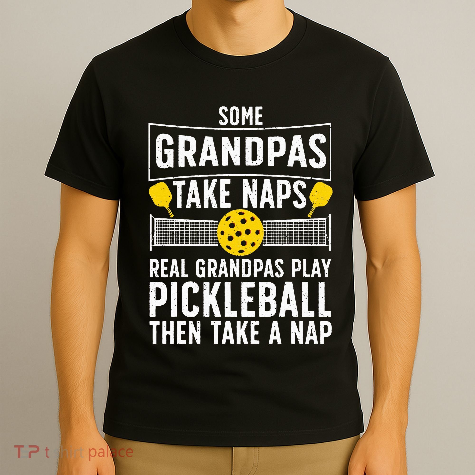 Cool Pickleball Grandpa Paddle Sport Pickleball Player T-Shirt