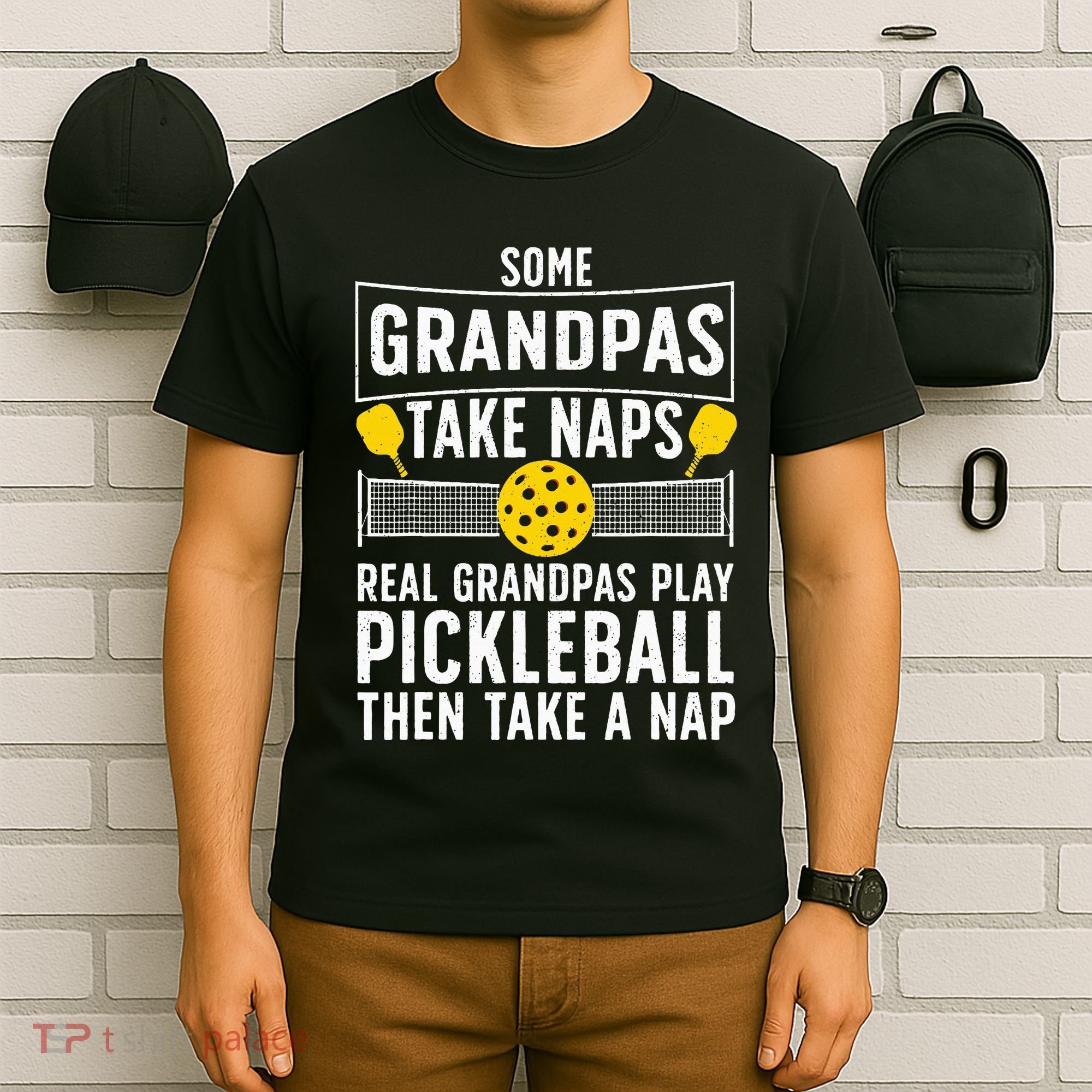 Cool Pickleball Grandpa Paddle Sport Pickleball Player T-Shirt