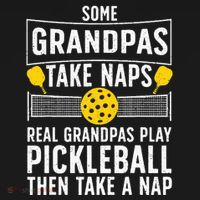 Cool Pickleball Grandpa Paddle Sport Pickleball Player Polo thumb 3