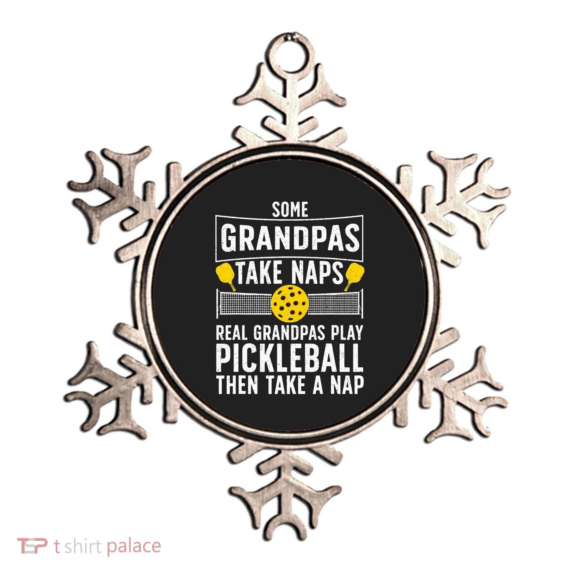Cool Pickleball Grandpa Paddle Sport Pickleball Player Ornament