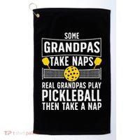 Cool Pickleball Grandpa Paddle Sport Pickleball Player Golf Towel thumb 0