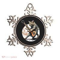 Cat Playing Guitar Rock Cat Heavy Metal Cat Music Cat Ornament thumb 0