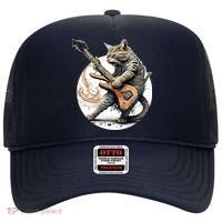 Cat Playing Guitar Rock Cat Heavy Metal Cat Music Cat Hat thumb 0