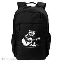 Cat Playing Guitar Acoustic Guitar Backpack thumb 0