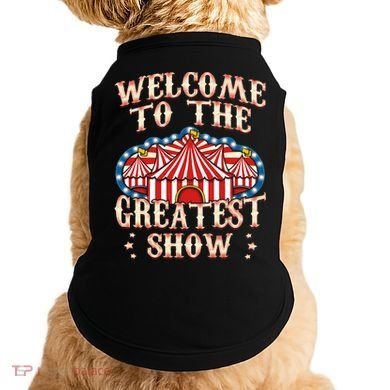 Circus Party Gift Clown Lion Fire Ring Acrobat Funny Doggie Tank