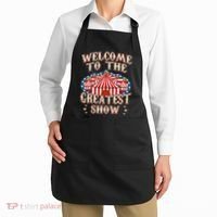 Circus Party Gift Clown Lion Fire Ring Acrobat Funny Apron thumb 2