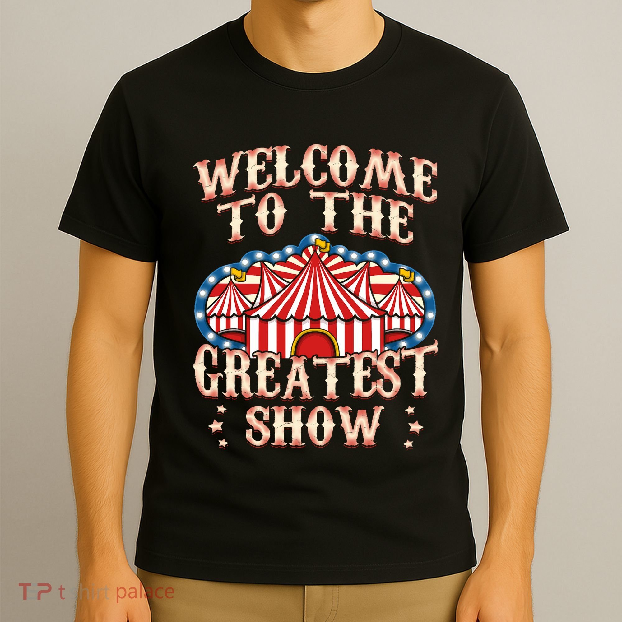 Circus Party Gift Clown Lion Fire Ring Acrobat Funny T-Shirt