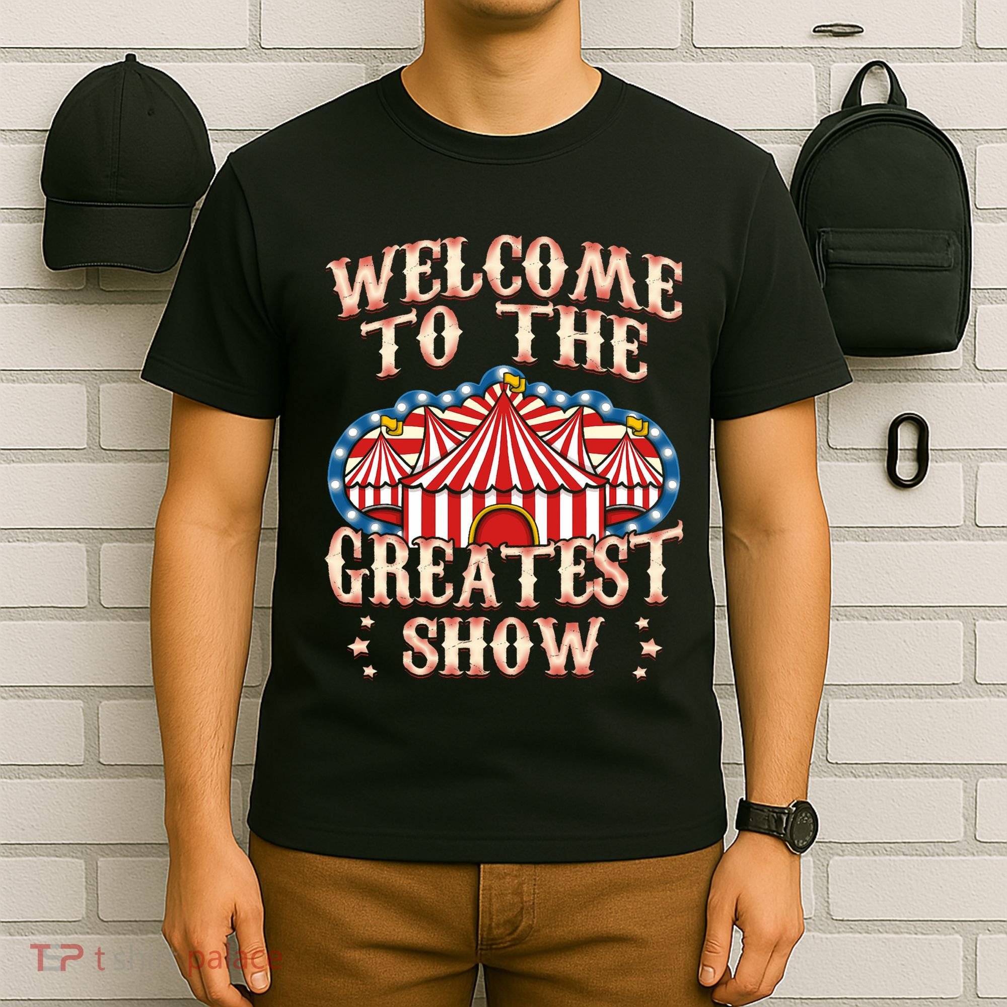 Circus Party Gift Clown Lion Fire Ring Acrobat Funny T-Shirt