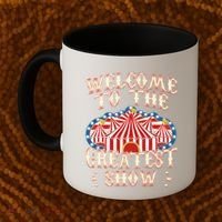 Circus Party Gift Clown Lion Fire Ring Acrobat Funny Coffee Mug thumb 2