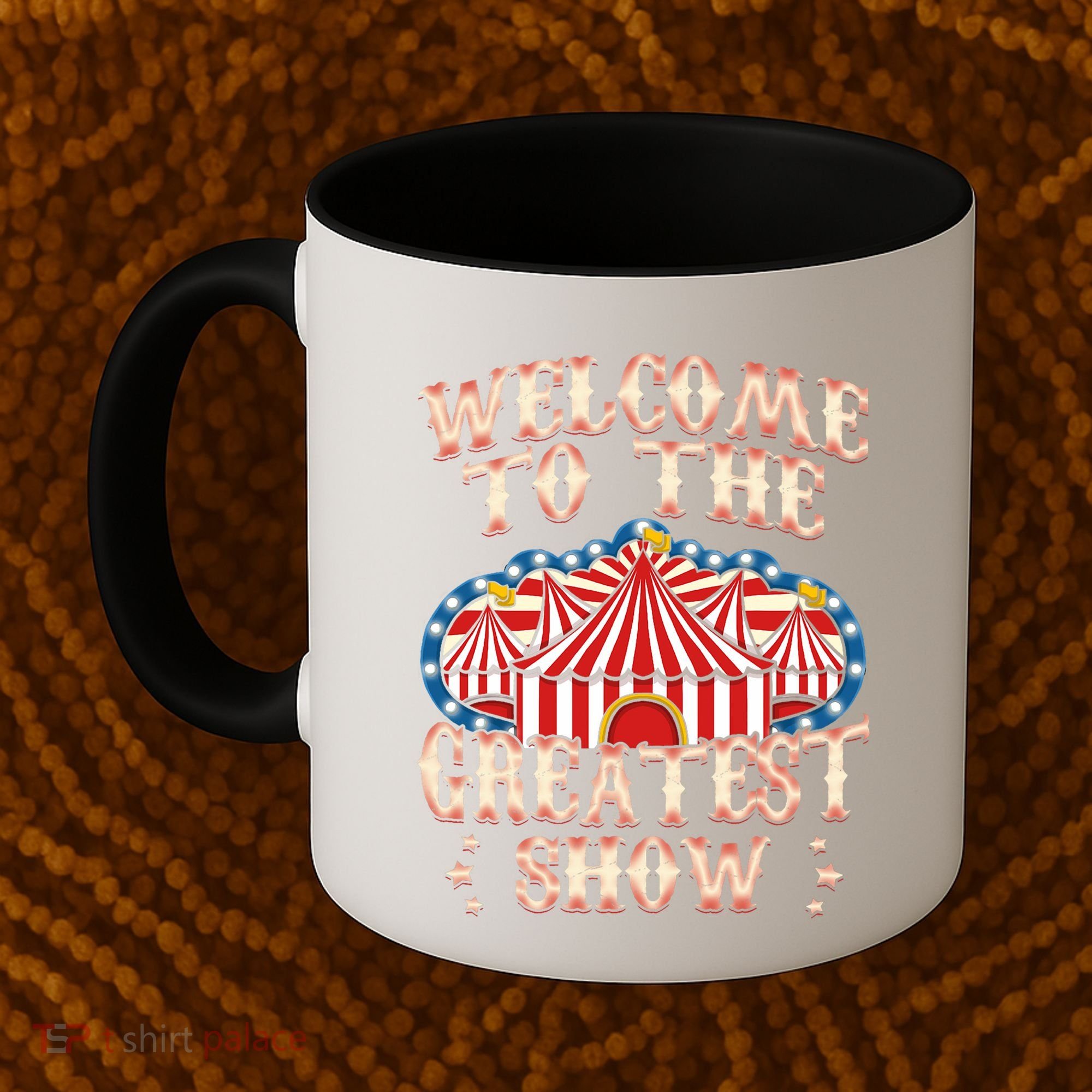 Circus Party Gift Clown Lion Fire Ring Acrobat Funny Coffee Mug