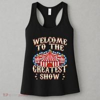 Circus Party Gift Clown Lion Fire Ring Acrobat Funny Women's Tank Top thumb 3