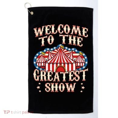 Circus Party Gift Clown Lion Fire Ring Acrobat Funny Golf Towel