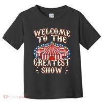 Circus Party Gift Clown Lion Fire Ring Acrobat Funny Toddler T-Shirt thumb 0