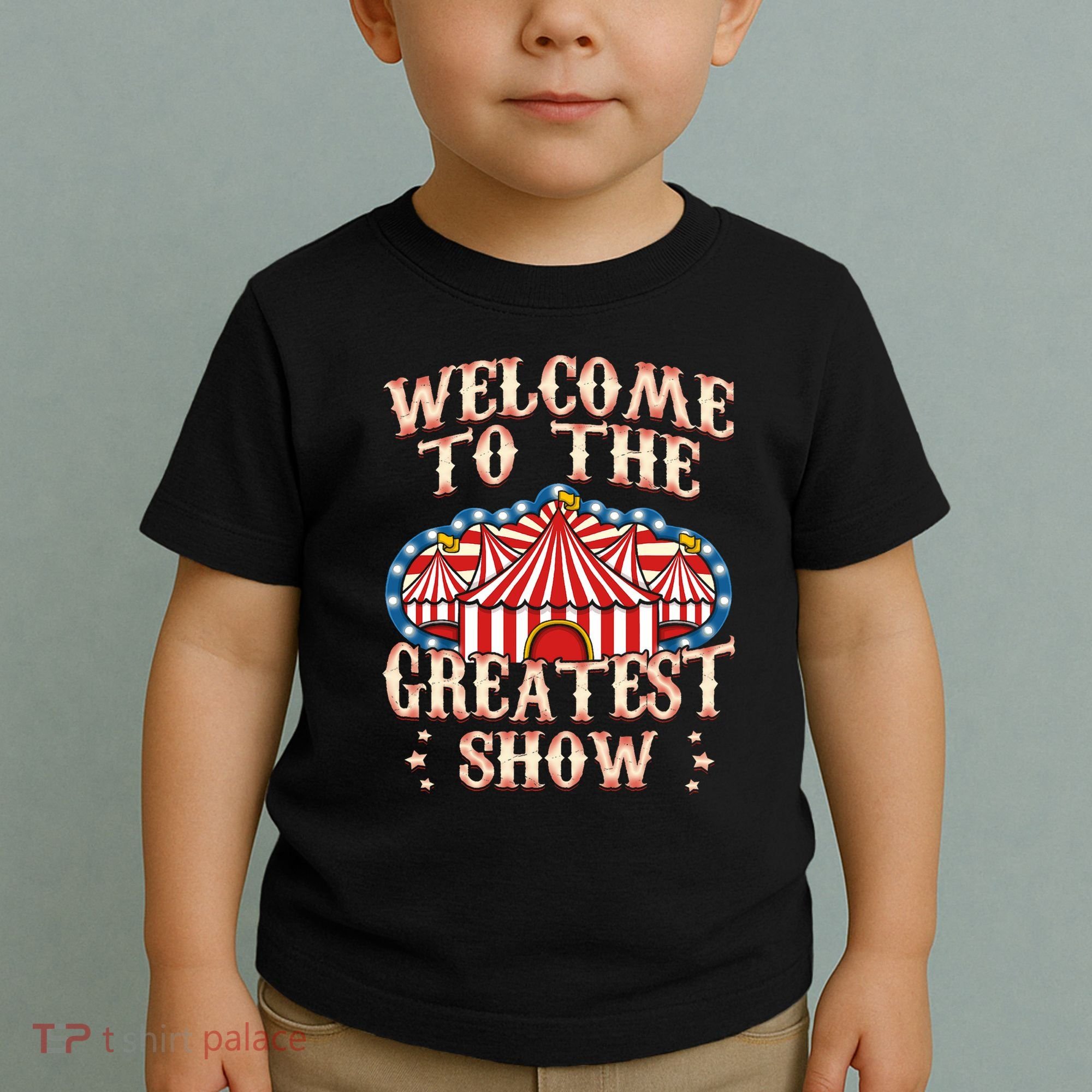 Circus Party Gift Clown Lion Fire Ring Acrobat Funny Toddler T-Shirt
